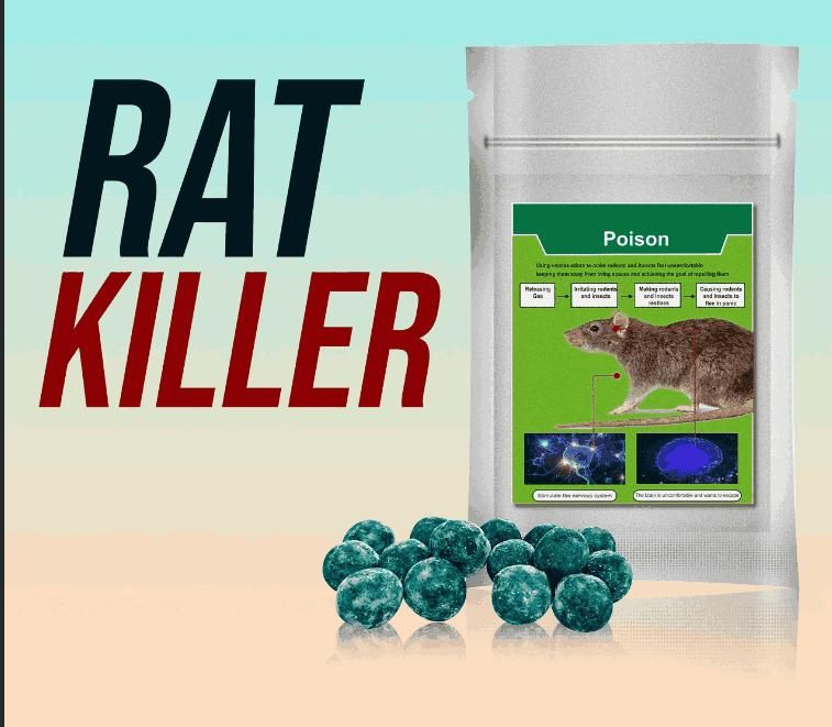 Poison RAT AND INSECT PEST Pellets Pack of 1 ( 30 Goli)